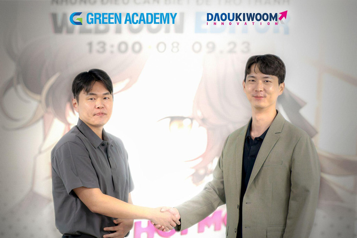 Đại diện Green Academy và Daoukiwoom ký kết MOU với chiến lược hợp tác lâu dài