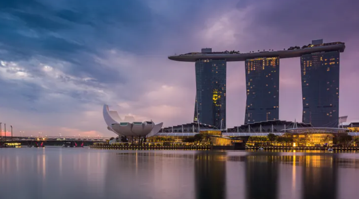 Khách sạn Marina Bay Sands tại Singapore - Ảnh: GETTY IMAGES