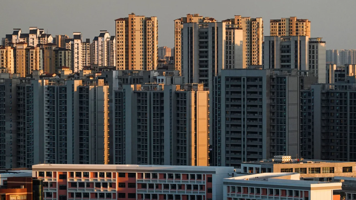 Một dãy tòa nhà dân cư ở Thường Châu, Trung Quốc - Ảnh: CNN