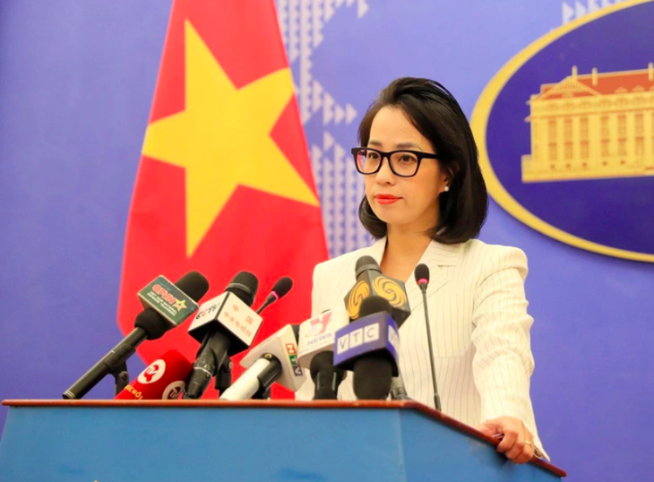 Người phát ngôn Bộ Ngoại giao Việt Nam Phạm Thu Hằng - Ảnh: Bộ Ngoại giao