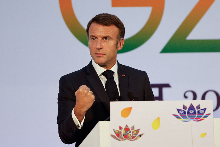 Tổng thống Pháp Emmanuel Macron - Ảnh: REUTERS