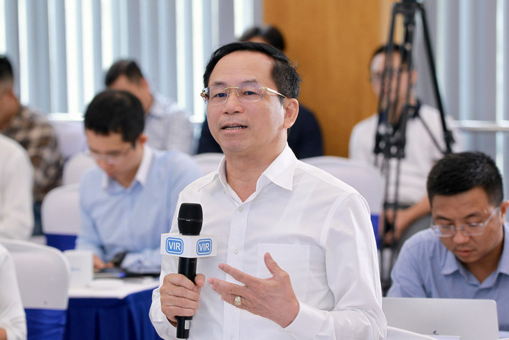 Ông Nguyễn Xuân Nam - phó tổng giám đốc Tập đoàn Điện lực Việt Nam (EVN) - Ảnh: N.KH