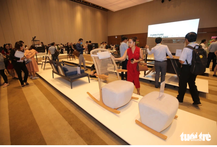 Những tác phẩm tham gia cuộc thi sẽ có cơ hội trưng bày sản phẩm tại Hội chợ Xuất khẩu đồ gỗ và nội thất TP.HCM - Hawa Expo 2024 - hội chợ quốc tế lớn nhất tại Việt Nam và trong khu vực ASEAN - Ảnh: NGUYỄN QUÝ