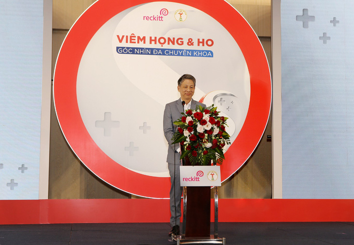 Ông Sajjapong Saphakkul, tổng giám đốc Reckitt Việt Nam bày tỏ mong muốn đồng hành cùng ngành y tế, góp phần vào công tác bảo tồn kháng sinh với giảm thiểu tình trạng kháng kháng sinh tại Việt Nam.
