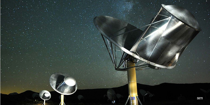 Kính viễn vọng tìm kiếm dấu hiệu người ngoài hành tinh của SETI.