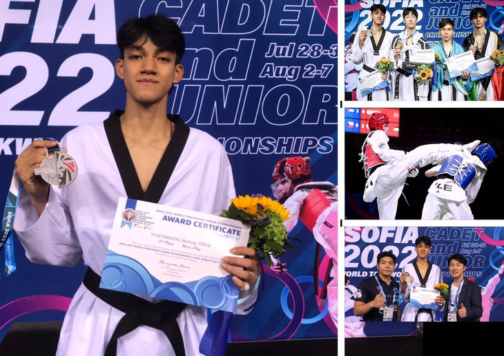 Một năm sau khi giành huy chương bạc giải trẻ, Tubtimdang Banlung trở thành niềm hy vọng Olympic mới của taekwondo Thái Lan - Ảnh: TAT