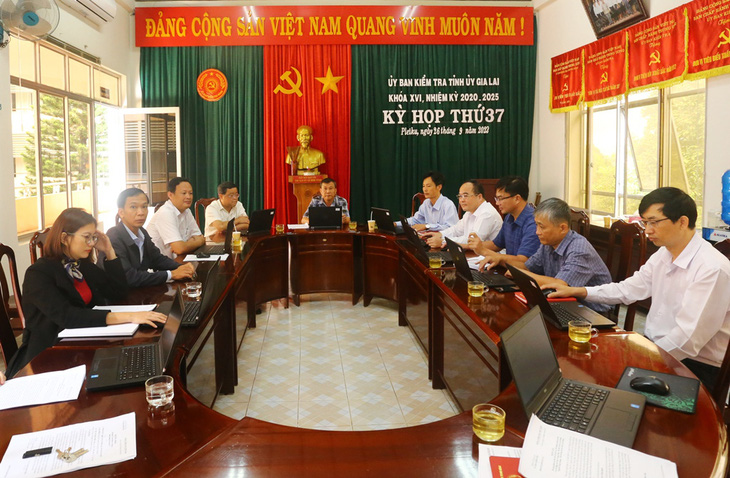 Ủy ban Kiểm tra Tỉnh ủy Gia Lai đã tổ chức kỳ họp lần thứ 37- Ảnh ĐĂNG VŨ