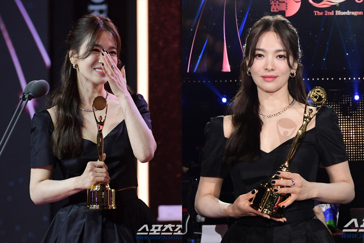 Song Hye Kyo thắng giải Daesang tại Lễ trao giải Rồng Xanh lần thứ 2 với bộ phim The glory.