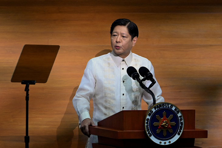 Tổng thống Philippines Ferdinand Marcos Jr. nói Manila không muốn gây rắc rối nhưng sẽ kiên quyết bảo vệ chủ quyền - Ảnh: AFP
