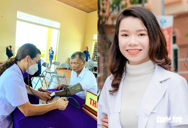 Bạn Lê Thị Hạnh hiện nay đã trở thành bác sĩ công tác tại Trung tâm Y tế huyện Can Lộc, tỉnh Hà Tĩnh - Ảnh: Nhân vật cung cấp