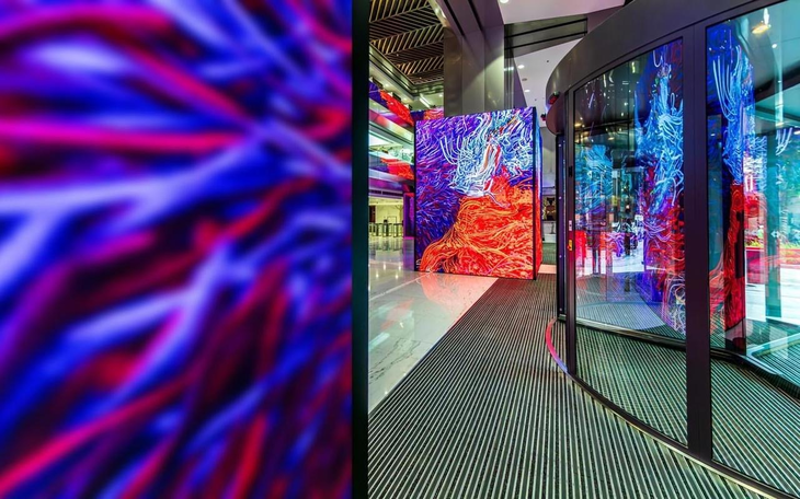 Ấn tượng với những tác phẩm nghệ thuật thị giác tại hai tòa nhà mới của Techcombank  - Ảnh 6.