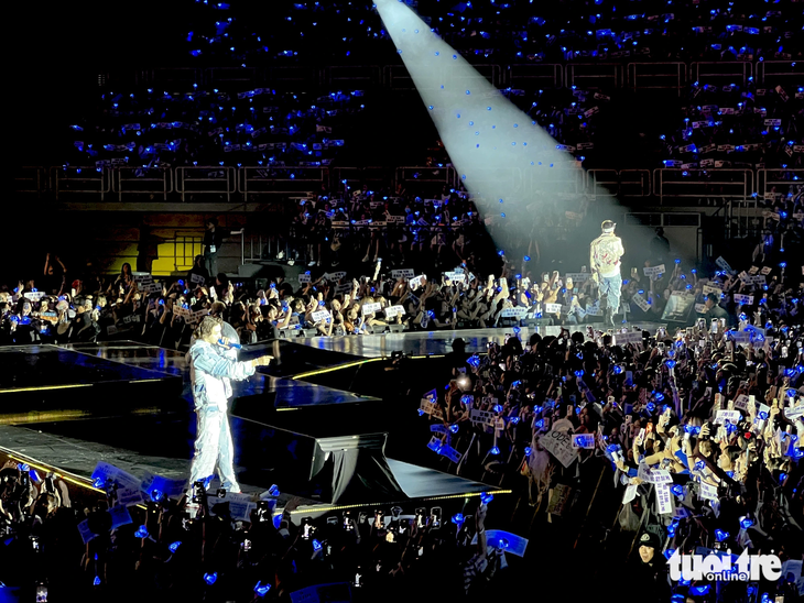 Người hâm mộ Việt khiến Super Junior tự hào - Ảnh: MI LY