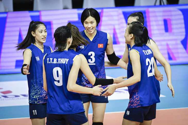 Tuyển bóng chuyền nữ Việt Nam đã có lần đầu vào đến bán kết Giải vô địch châu Á - Ảnh: AVC