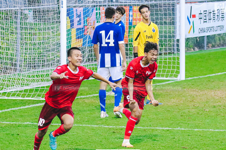 U16 PVF giành chiến thắng trước U16 Porto và xếp hạng ba chung cuộc tại Giải Future Star Cup 2023 - Ảnh: BTC