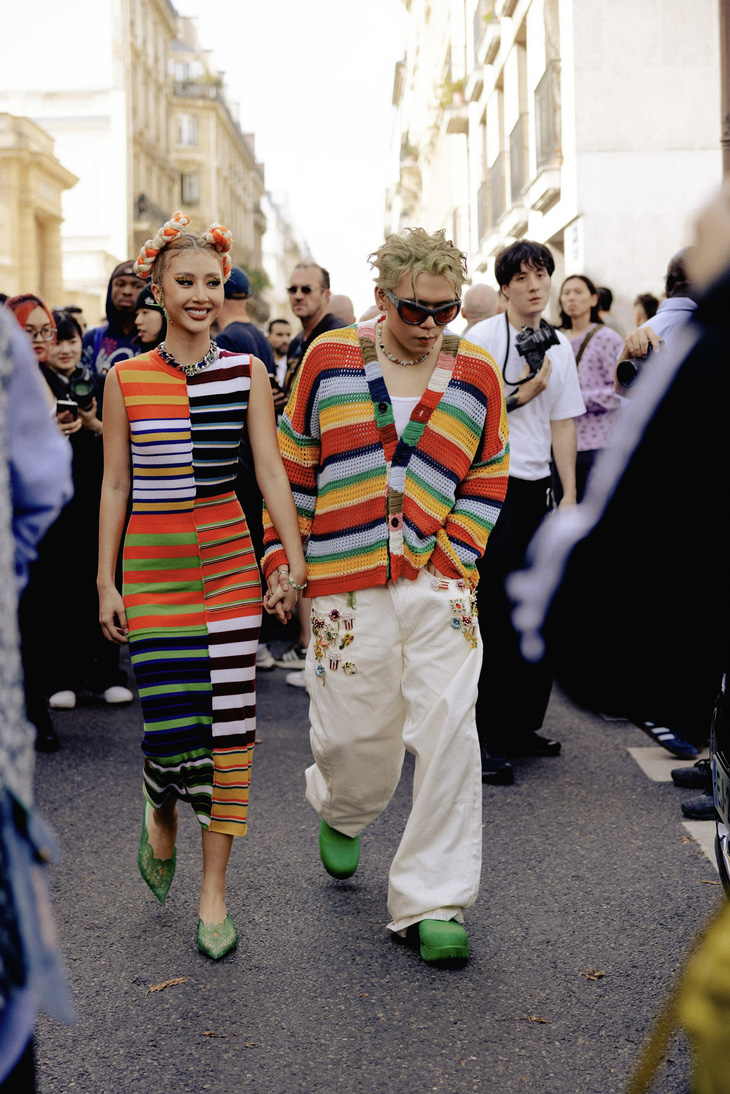 Quỳnh Anh Shyn và Nam Phùng nổi bật tại Paris Fashion Week
