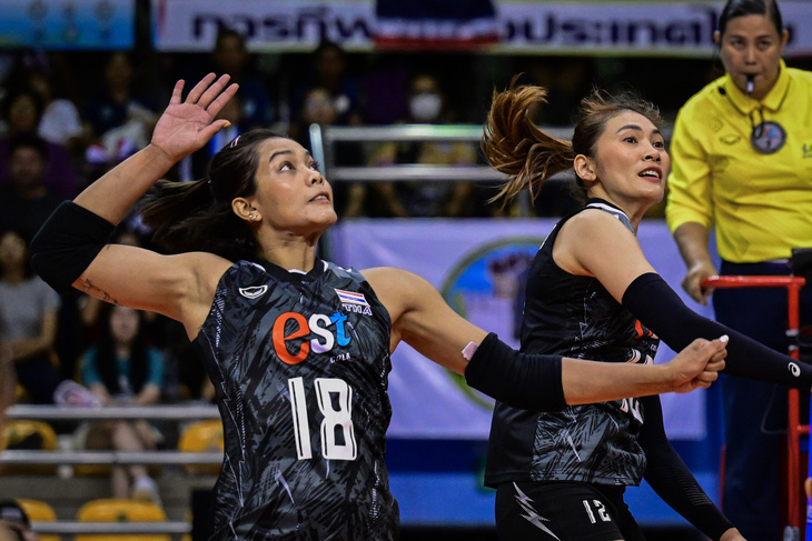 Tuyển bóng chuyền nữ Thái Lan vẫn tỏ ra vượt trội - Ảnh: AVC
