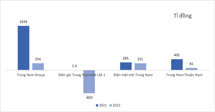 Tình hình kinh doanh một số công ty &quot;họ&quot; Trung Nam