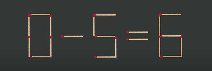 Thử tài IQ: Di chuyển một que diêm để 4+5-6=5 thành phép tính đúng - Ảnh 4.