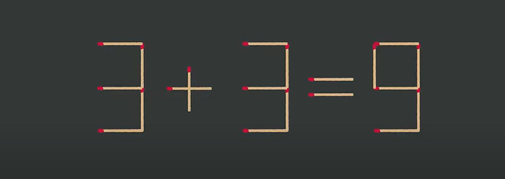 Thử tài IQ: Di chuyển một que diêm để 2+4+1=9 thành phép tính đúng - Ảnh 4.