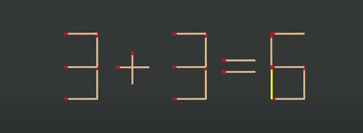 Thử tài IQ: Di chuyển một que diêm để 2+4+1=9 thành phép tính đúng - Ảnh 1.