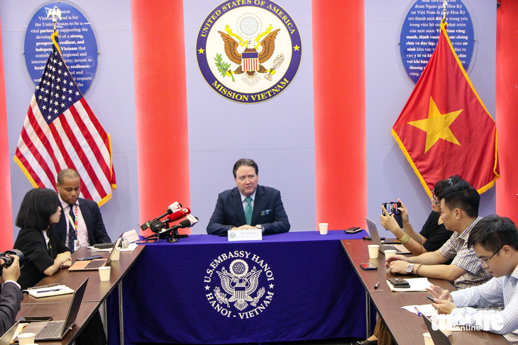 Đại sứ Mỹ khẳng định sự tôn trọng đối với hệ thống chính trị Việt Nam - Ảnh: DUY LINH