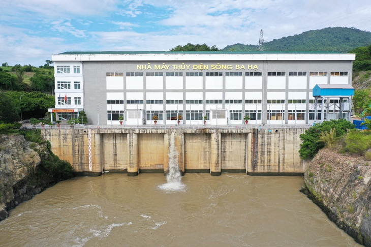 Nhà máy Thủy điện Sông Ba Hạ phát điện đảm bảo an ninh năng lượng - Ảnh: Minh Lương