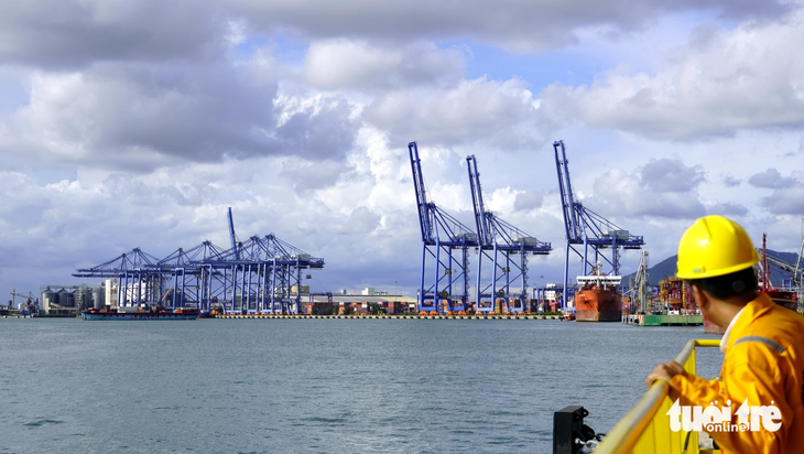 Một góc cảng Cái Mép - Thị Vải - cửa ngõ ra quốc tế của vùng Đông Nam Bộ - một lợi thế để phát triển logistics - Ảnh: ĐÔNG HÀ