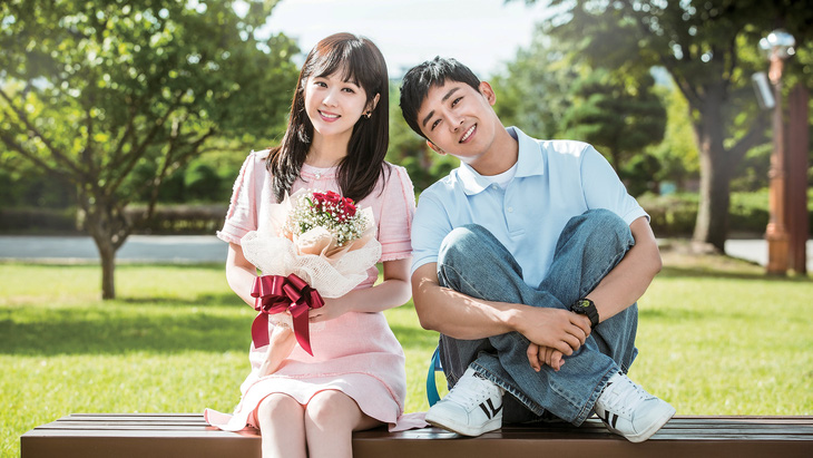 Son Ho Jun và Jang Nara trong bộ phim truyền hình Cặp đôi vượt thời gian.