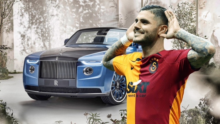 Mauro Icardi lại trở thành tâm điểm chú ý. Nhưng lần này không phải vì đời tư ồn ào, mà là việc anh sở hữu chiếc Rolls-Royce cực hiếm - Ảnh: Expat Guide Turkey