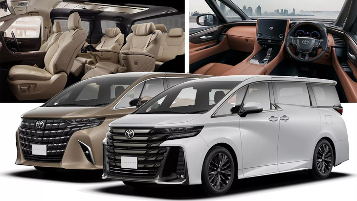 The Toyota Alphard saw extensive upgrades in technology and interior design, so it makes sense that the car attracts more customers - Photo: Toyota
