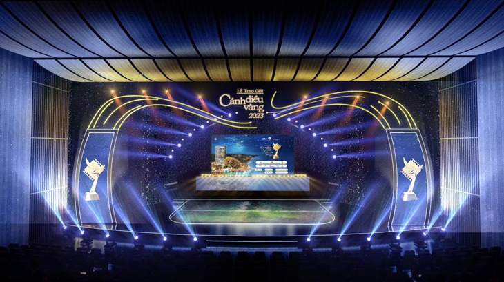 Hé lộ sân khấu hoành tráng của lễ trao giải Cánh diều vàng 2023