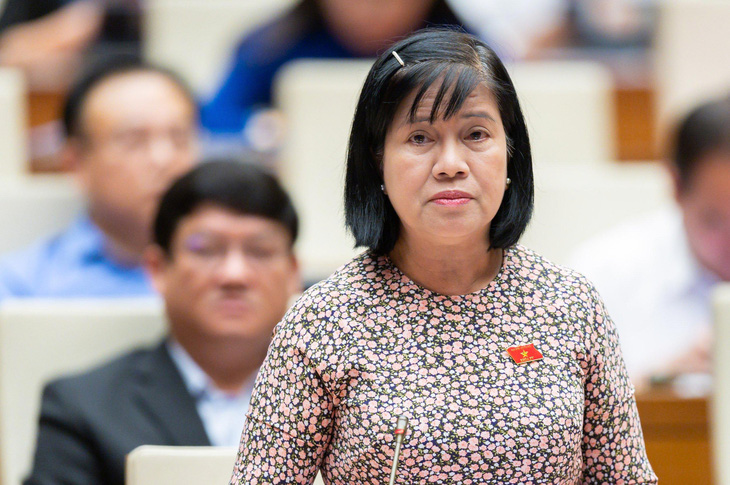 Đại biểu NGUYỄN THỊ LỆ THỦY (phó chủ nhiệm Ủy ban Khoa học, Công nghệ và Môi trường của Quốc hội)