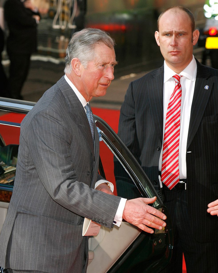 Prince Charles, now King Charles, with Simon Morgan, 2011 - Photo: PA