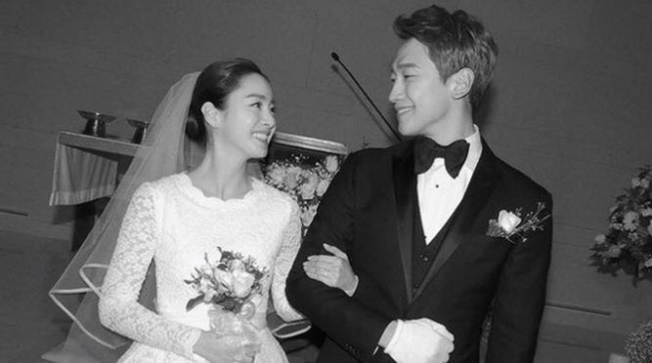 Bi Rain và Kim Tae Hee tổ chức đám cưới kín tiếng, chỉ có người thân tham dự - Ảnh: Koreanews