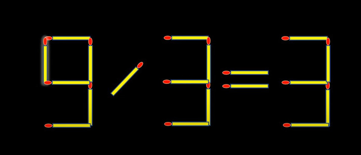 Thử tài IQ: Di chuyển một que diêm để 3x3=3 thành phép tính đúng- Ảnh 2.