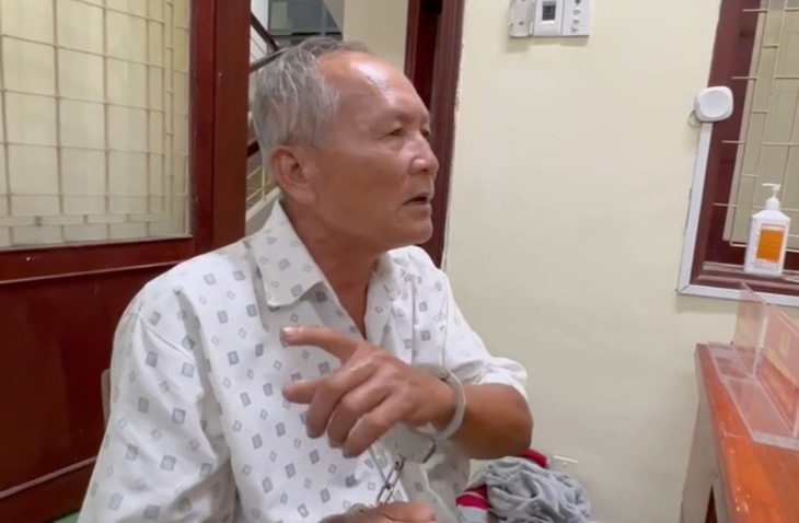 Bị can Phan Thanh Việt, người cùng 4 đồng phạm tham gia vụ giết 6 người cướp của ở xã Bình Châu 43 năm trước - Ảnh: Công an Quảng Ngãi
