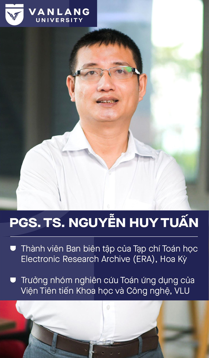 Thông tin giới thiệu PGS.TS Nguyễn Huy Tuấn - Ảnh: Fanpage Trường ĐH Văn Lang