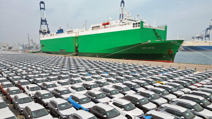 Cước vận chuyển ô tô bằng tàu biển tăng lên mức cao kỷ lục- Ảnh 1.