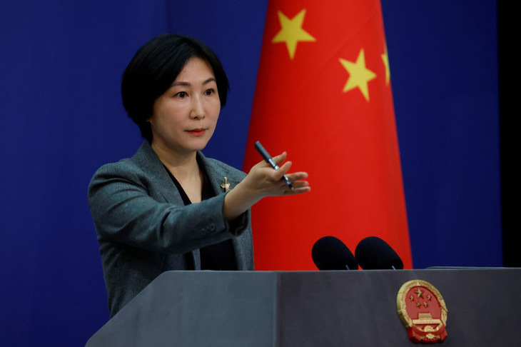 Người phát ngôn Bộ Ngoại giao Trung Quốc Mao Ninh - Ảnh: REUTERS