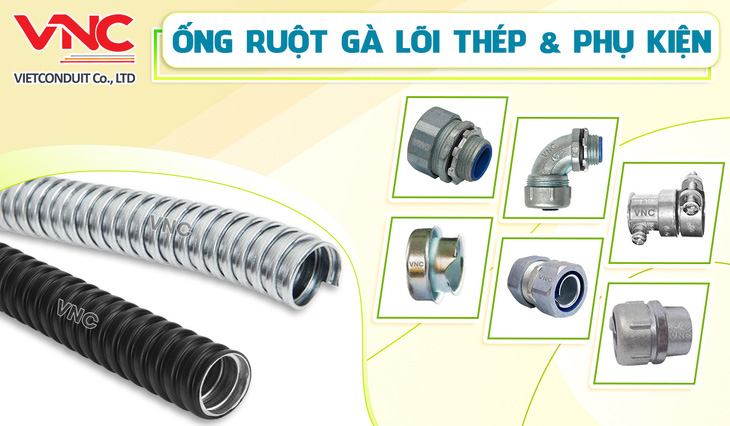 Ống ruột gà lõi thép Vietconduit được sử dụng nhiều tại các công trình xây dựng- Ảnh 1.