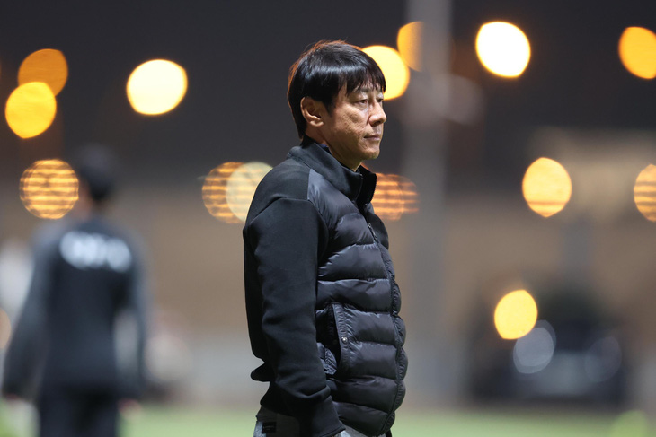 HLV Shin Tae Yong quyết tâm cùng tuyển Indonesia đánh bại tuyển Việt Nam - Ảnh: PSSI