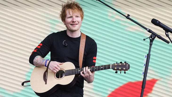 Ed Sheeran là chủ nhân các bản hit 