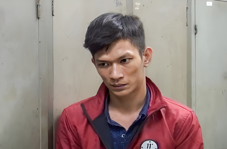 Nghi phạm Nguyễn Thành Trung sau khi dùng kéo đâm nữ nhân viên quán cà phê thì lẩn trốn vào Bình Thuận - Ảnh: Công an cung cấp