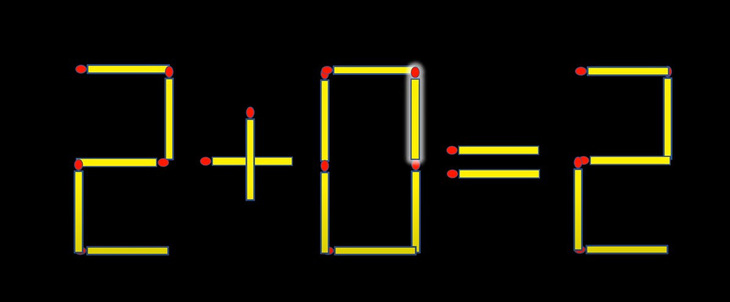 Thử tài IQ: Di chuyển một que diêm để 2+6=2 thành phép tính đúng- Ảnh 2.