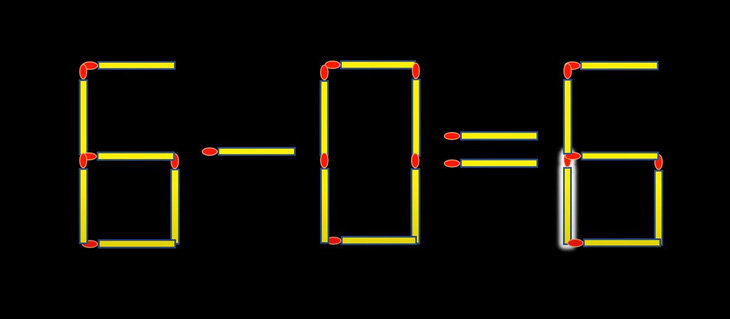 Thử tài IQ: Di chuyển một que diêm để 6-8=5 thành phép tính đúng- Ảnh 2.