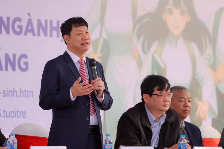 GS.TS Nguyễn Tiến Thảo, Giám đốc Trung tâm khảo thí, ĐH Quốc gia Hà Nội - Ảnh: NGUYỄN KHÁNH