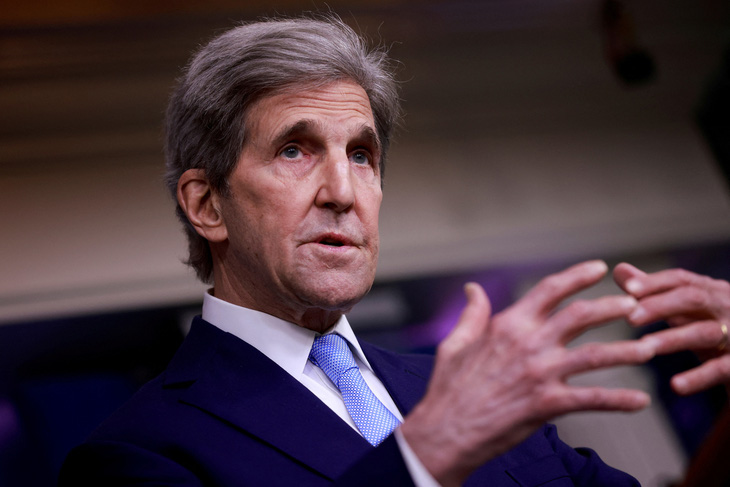Ông John Kerry, đặc phái viên khí hậu của tổng thống Mỹ - Ảnh: REUTERS