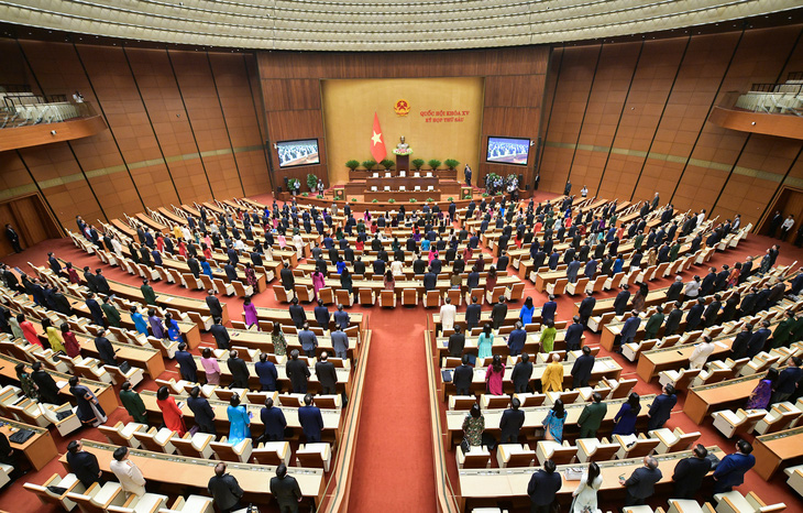 Quang cảnh một kỳ họp của Quốc hội khóa XV - Ảnh: GIA HÂN