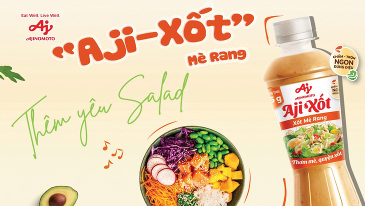 Sản phẩm mới Xốt mè rang “Aji-Xốt” vừa được ra mắt của Công ty Ajinomoto Việt Nam.