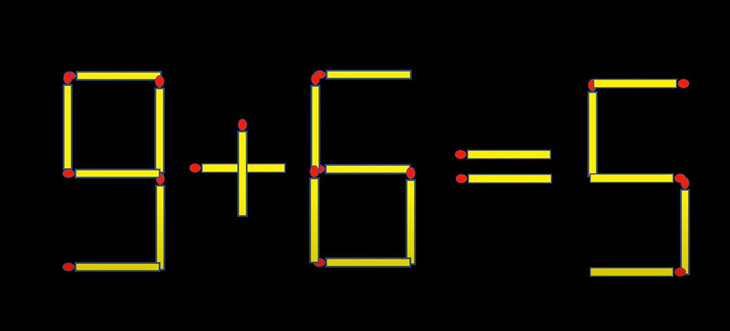 Thử tài IQ: Di chuyển một que diêm để 3x3=9-6 thành phép tính đúng- Ảnh 3.